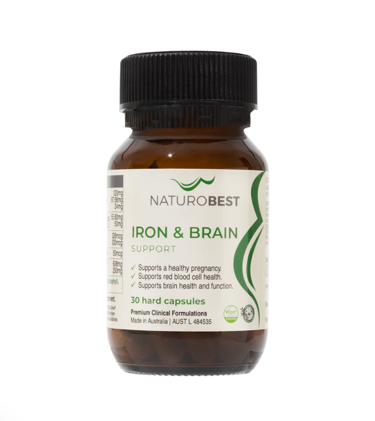 Naturobest - Iron & Brain Support 30c