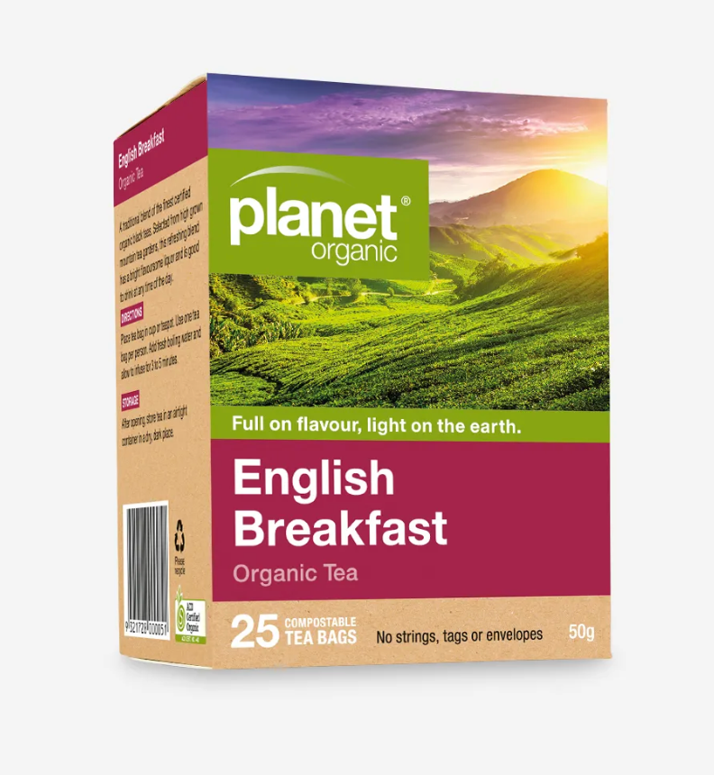 Planet Organic - English Breakfast Herbal Tea 25 Bags