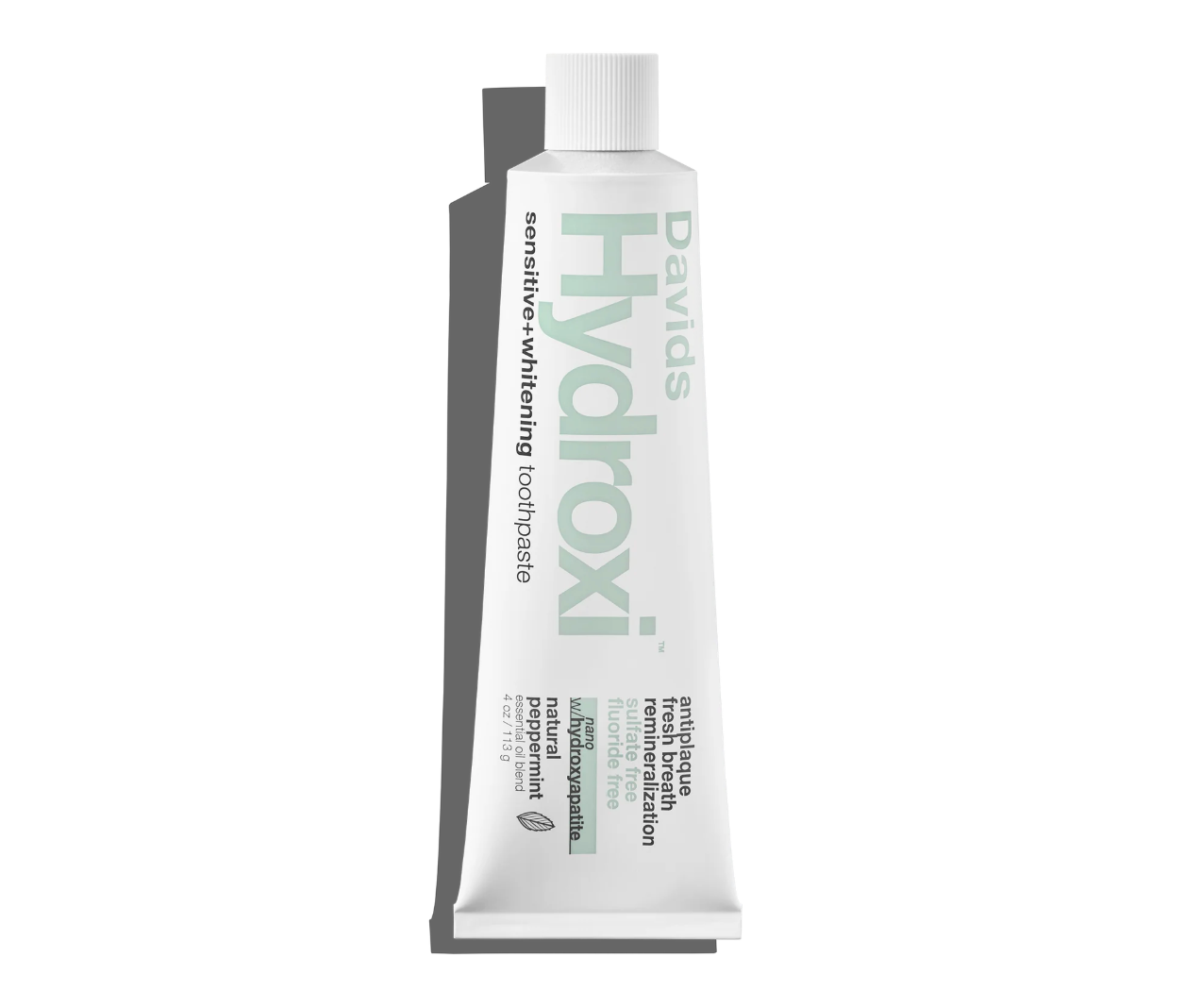 Davids - Sensitive + Whitening Hydroxi Toothpaste Nano Hydroxyapatite Peppermint Travel Size 50g