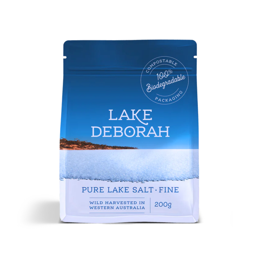 Lake Deborah -  Pure Lake Salt, Fine 200g