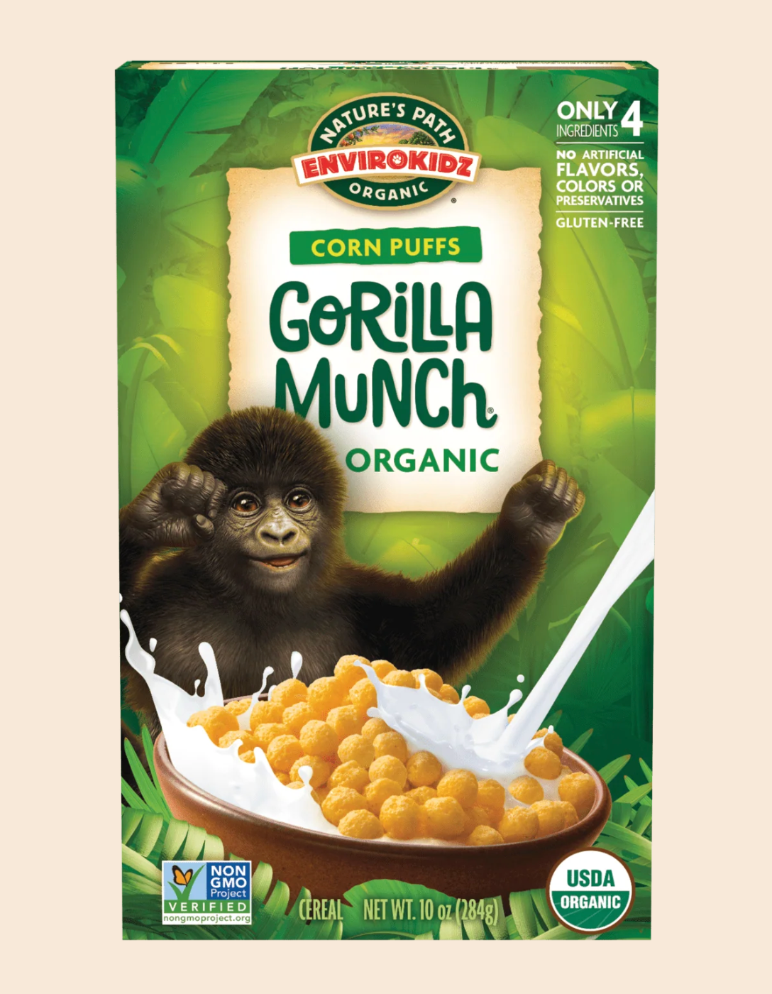 Nature’s Path - EnviroKidz Organic Gorilla Munch Cereal 284g