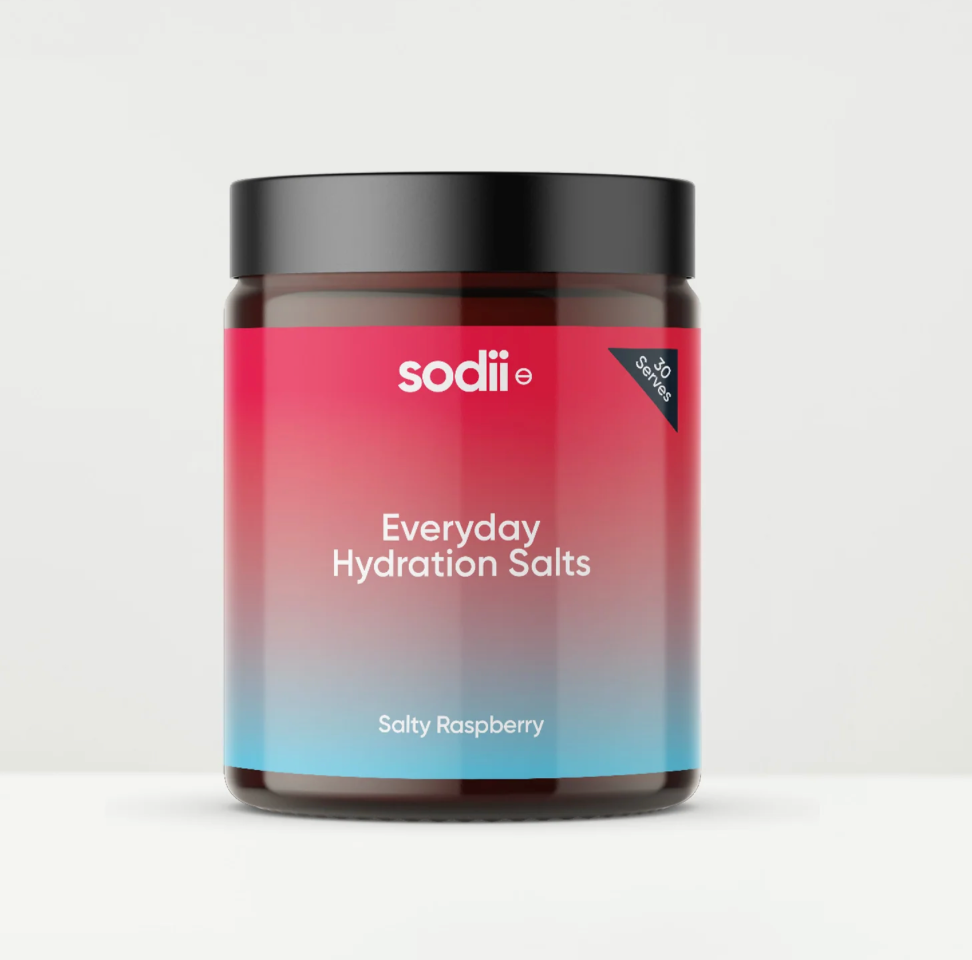 Sodii - Salty Raspberry Everyday Hydration Salts 185g