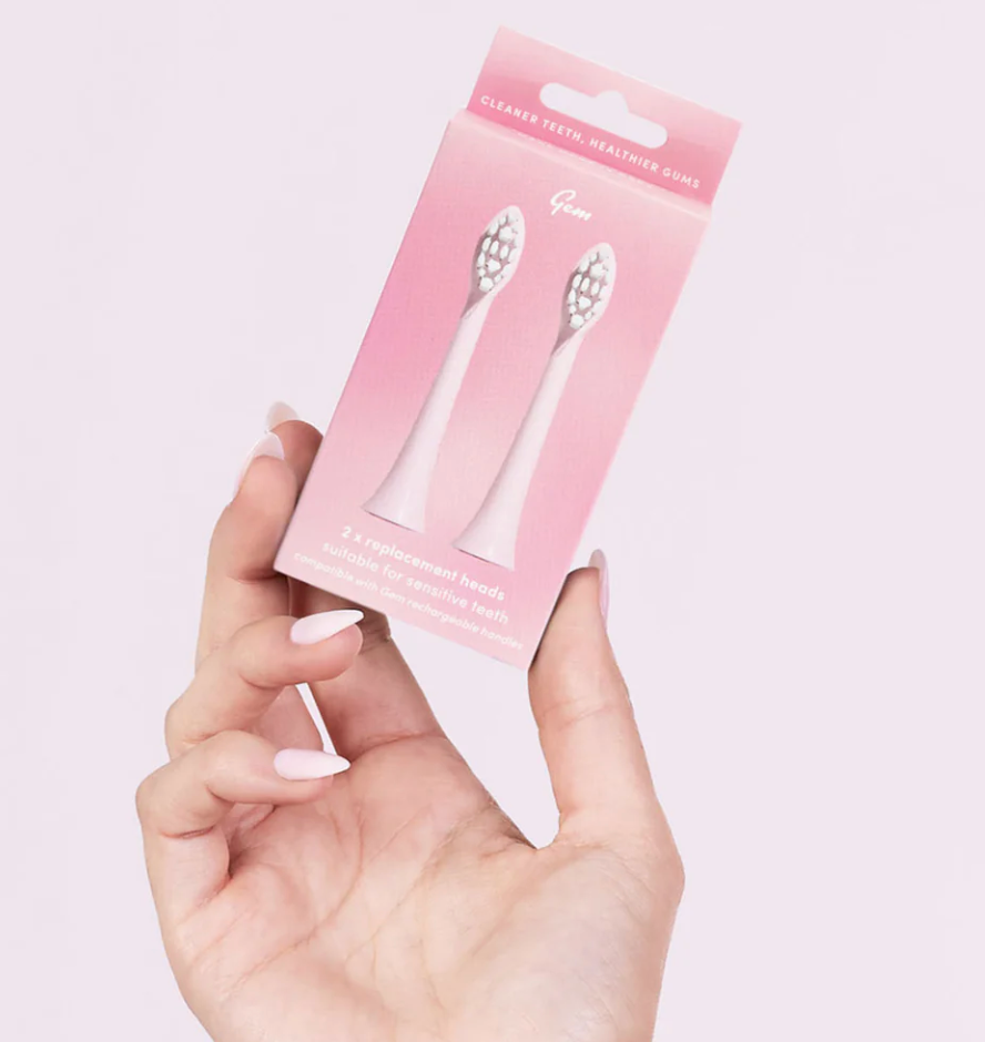 Gem - Electric Toothbrush Replacement Heads Coconut 2pack
