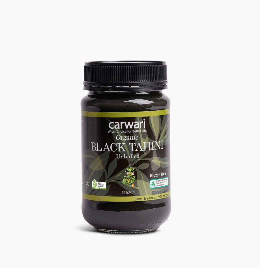 Carwari - Organic Black Unhulled Tahini 375g