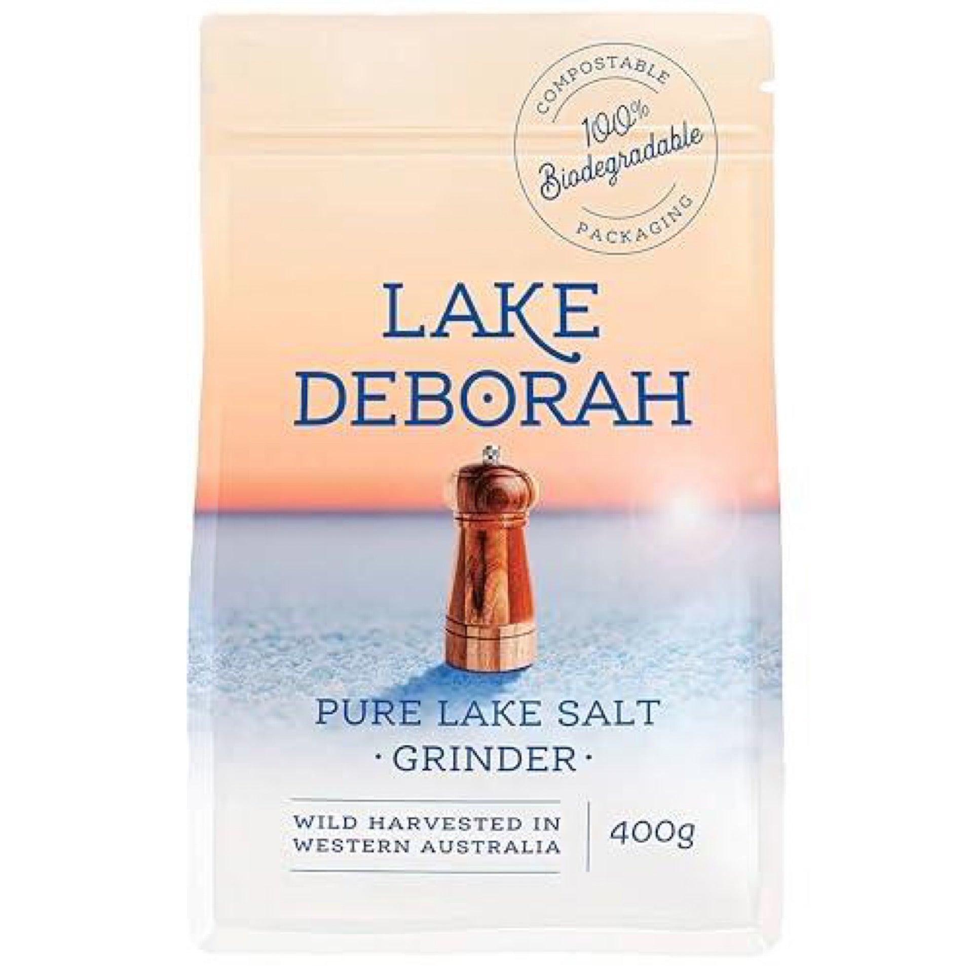 Lake Deborah - Pure Mineral Grinder Salt 400g