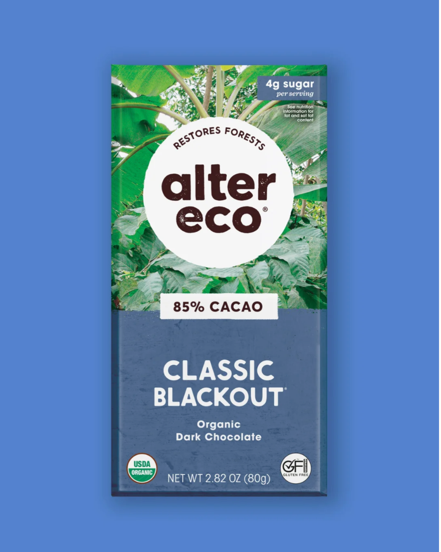 Alter Eco - Organic Classic Blackout Dark Chocolate 80g