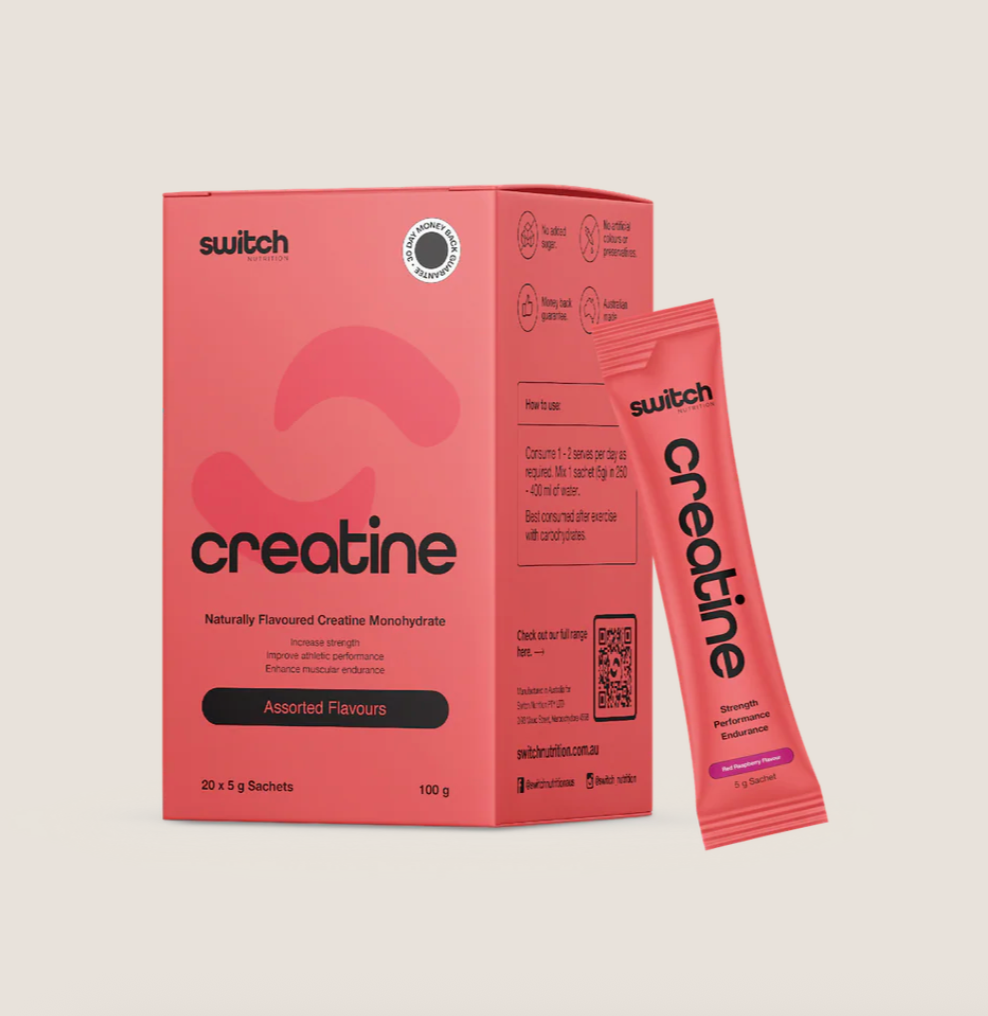 Switch Nutrition - Red Raspberry Creatine 100g