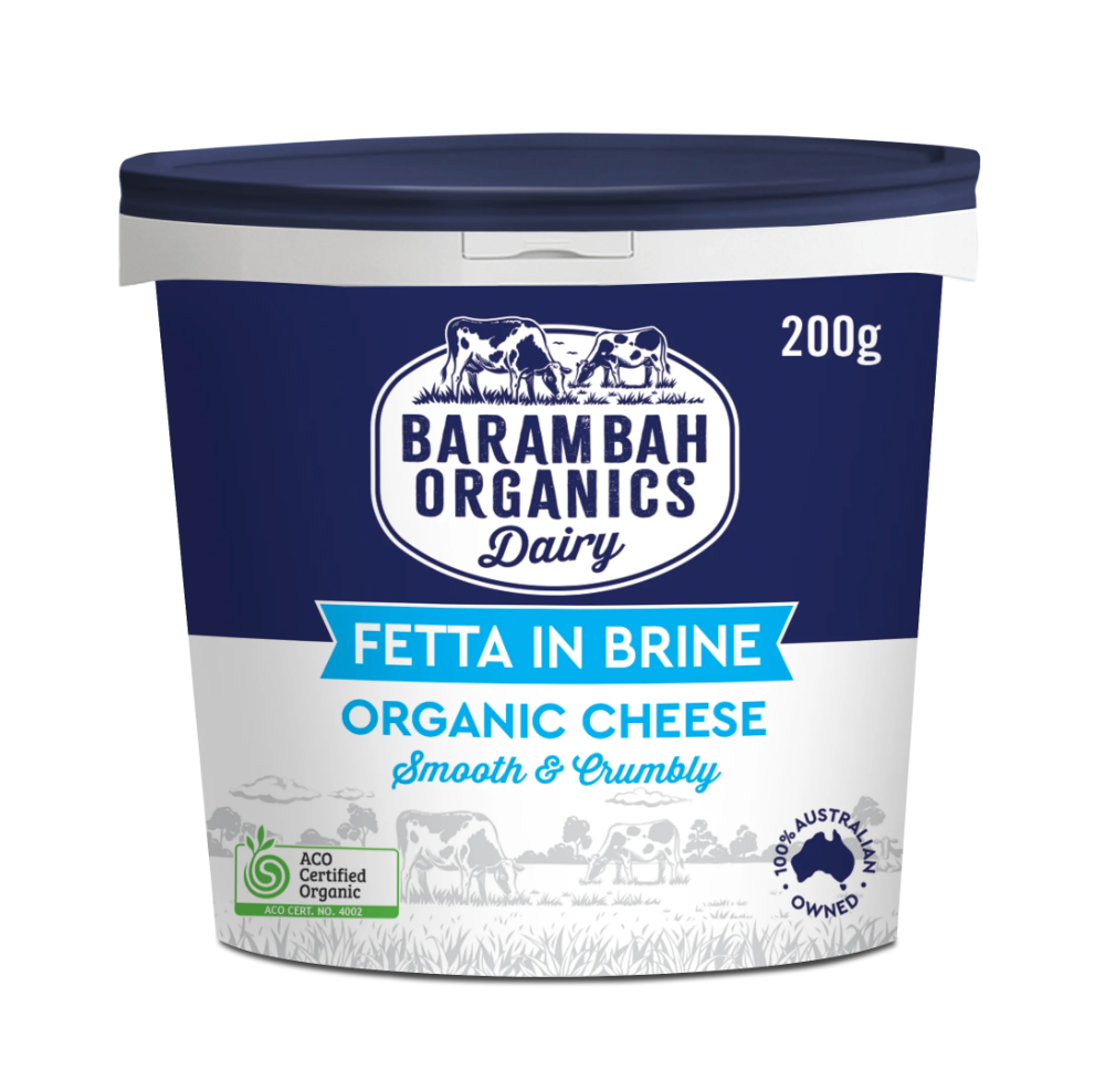 Barambah - Organic Fetta in Brine 200g