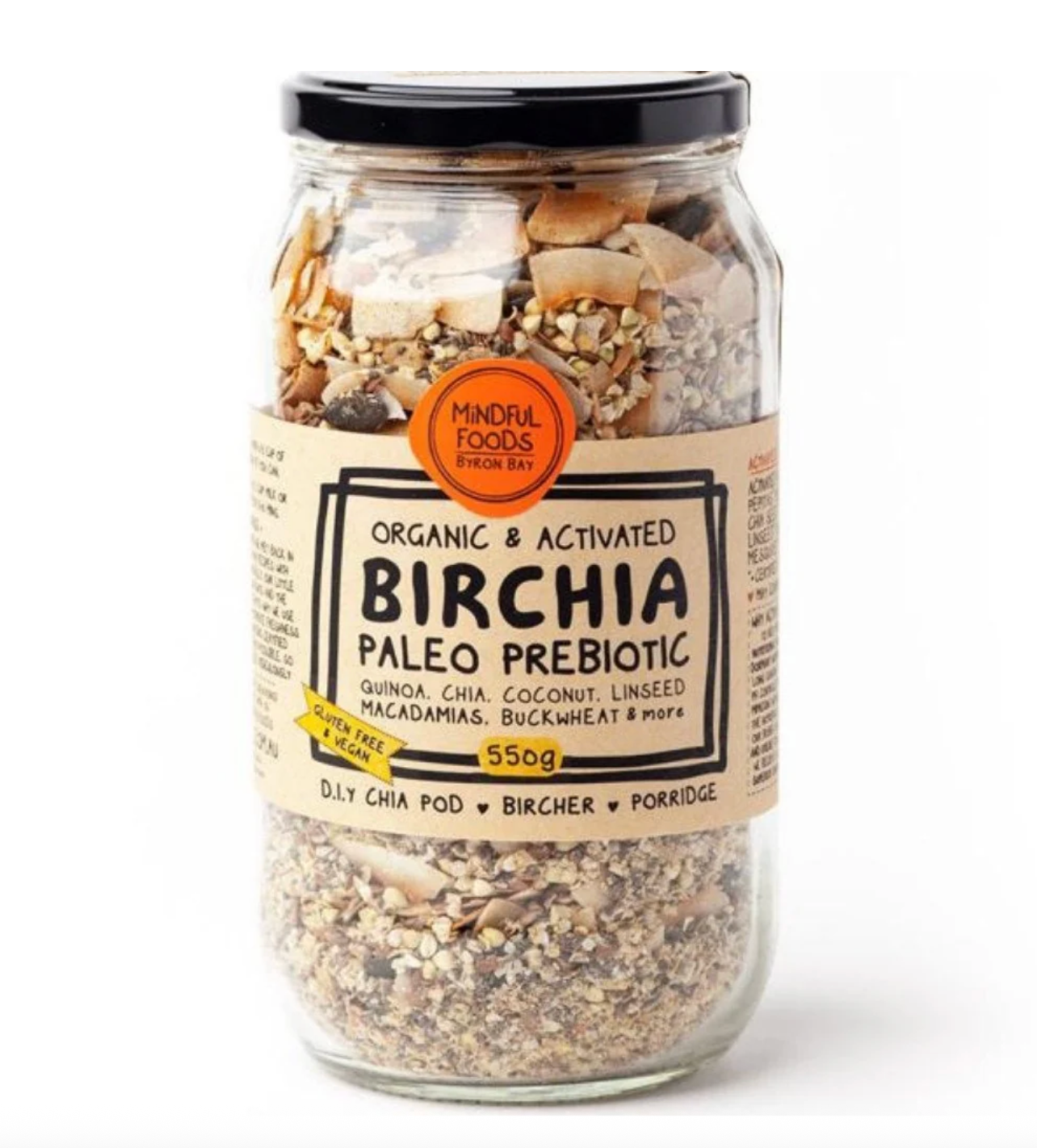 Mindful Foods - Organic & Activated Birchia Paleo 500g