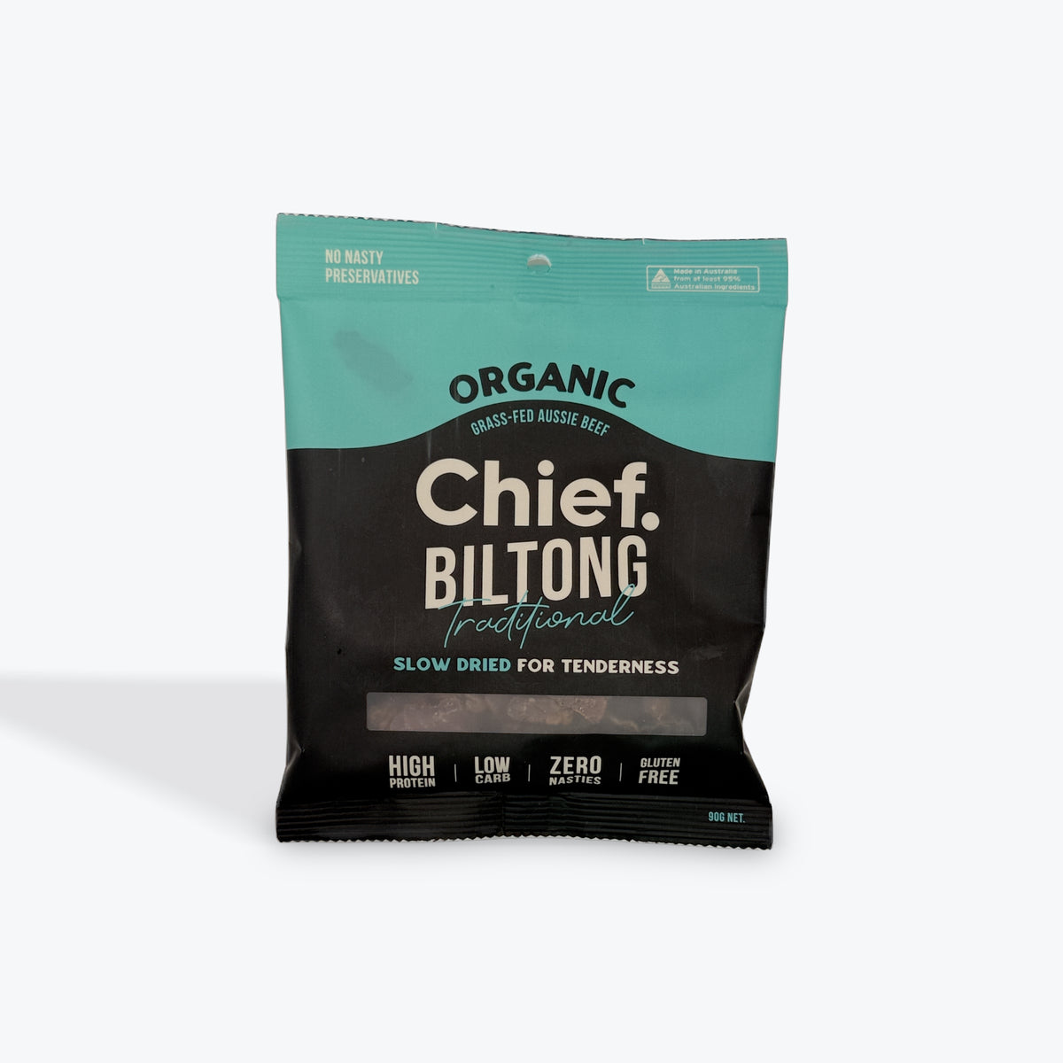 Chief Nutrition - Organic Traditional Beef Biltong 90g
