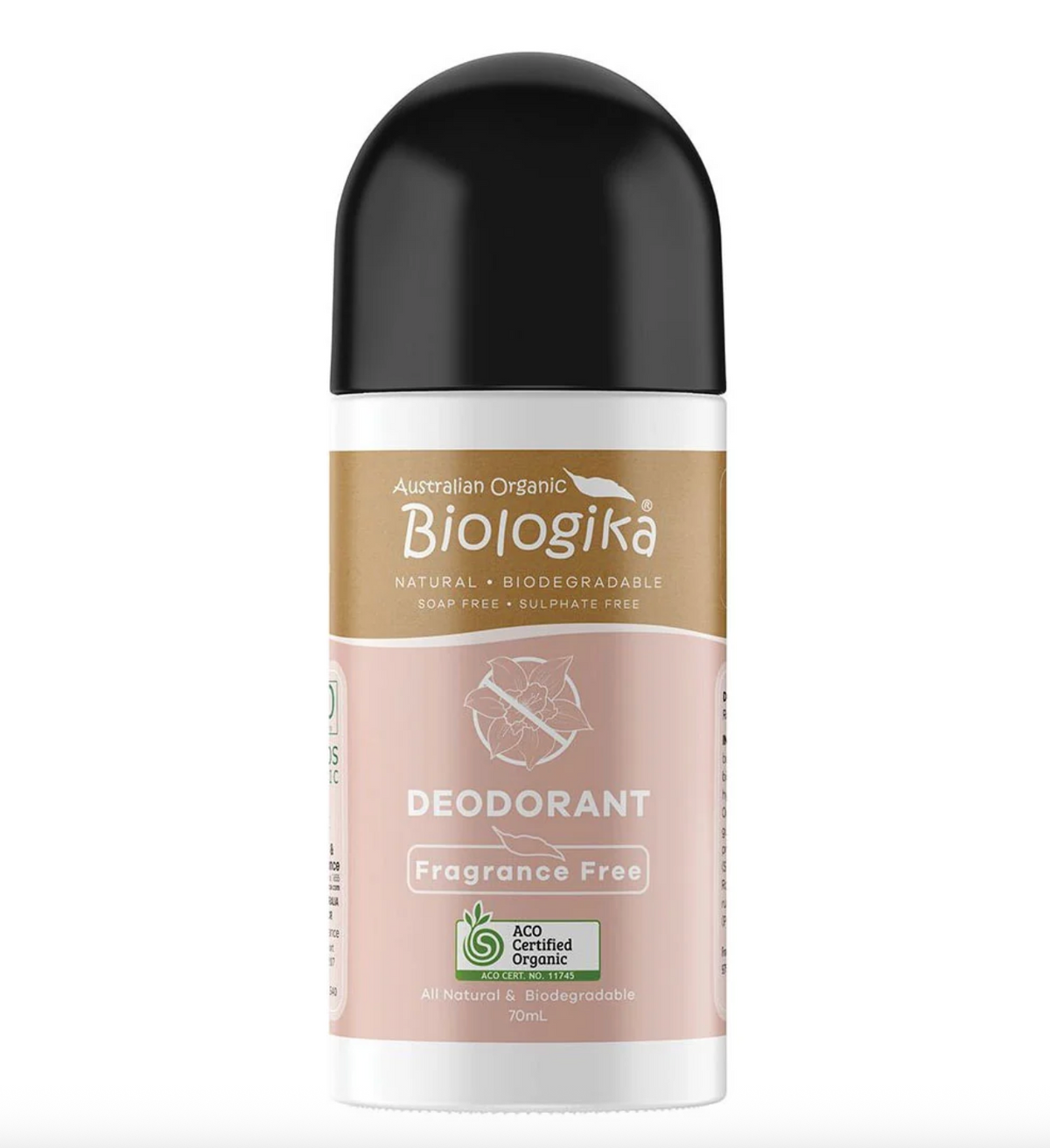 Biologika - Fragrance Free Roll-on Deodorant  70ml