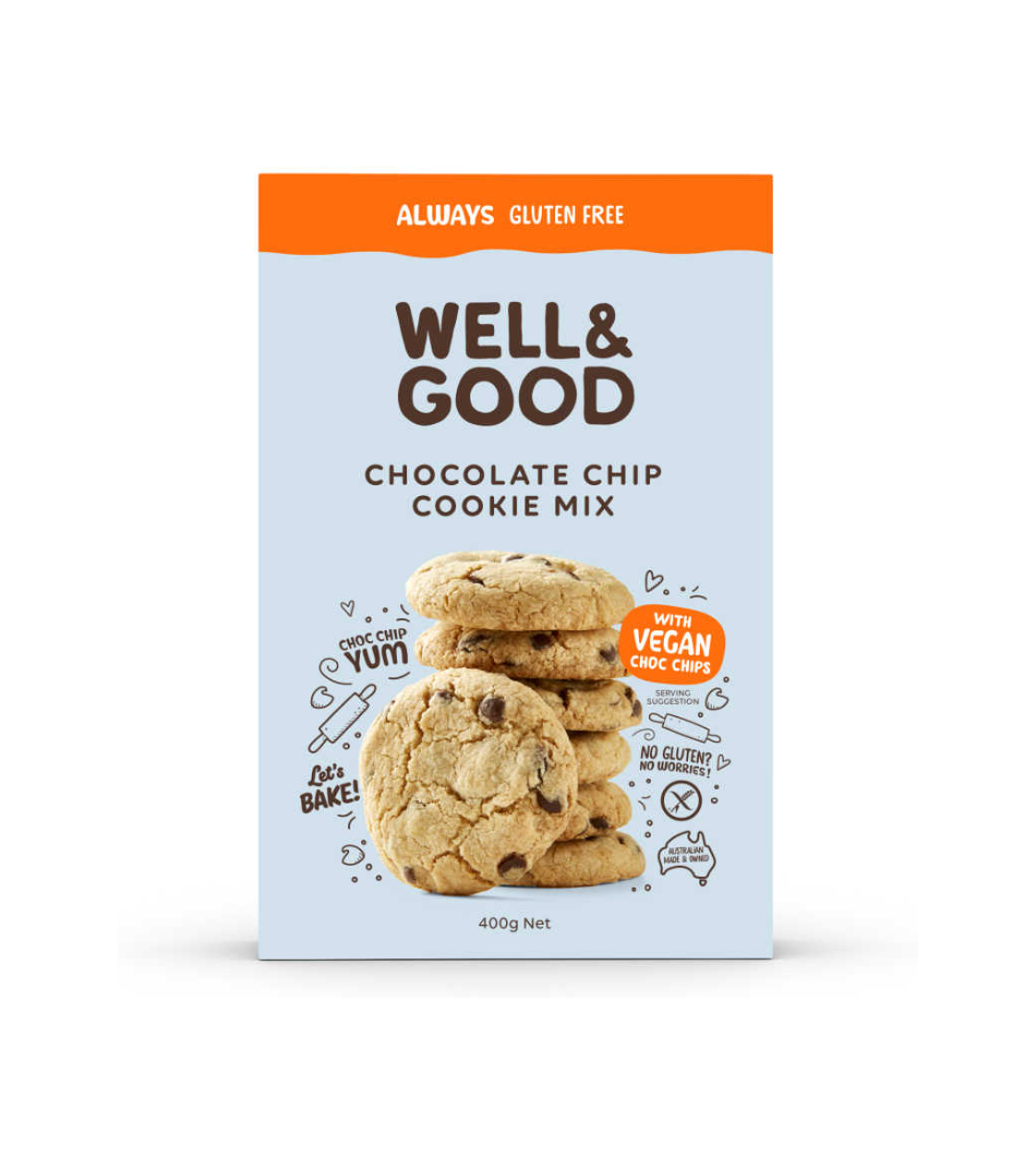 Well & Good - Choc Chip Cookie Mix 400g
