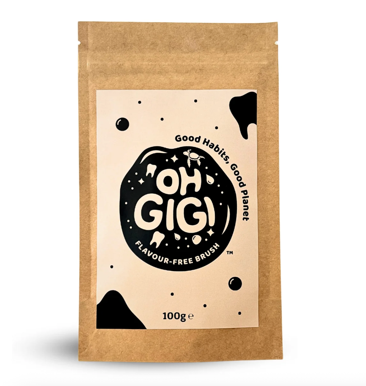 OhGigi - Tooth Powder Flavour-Free Brush Refill 100g