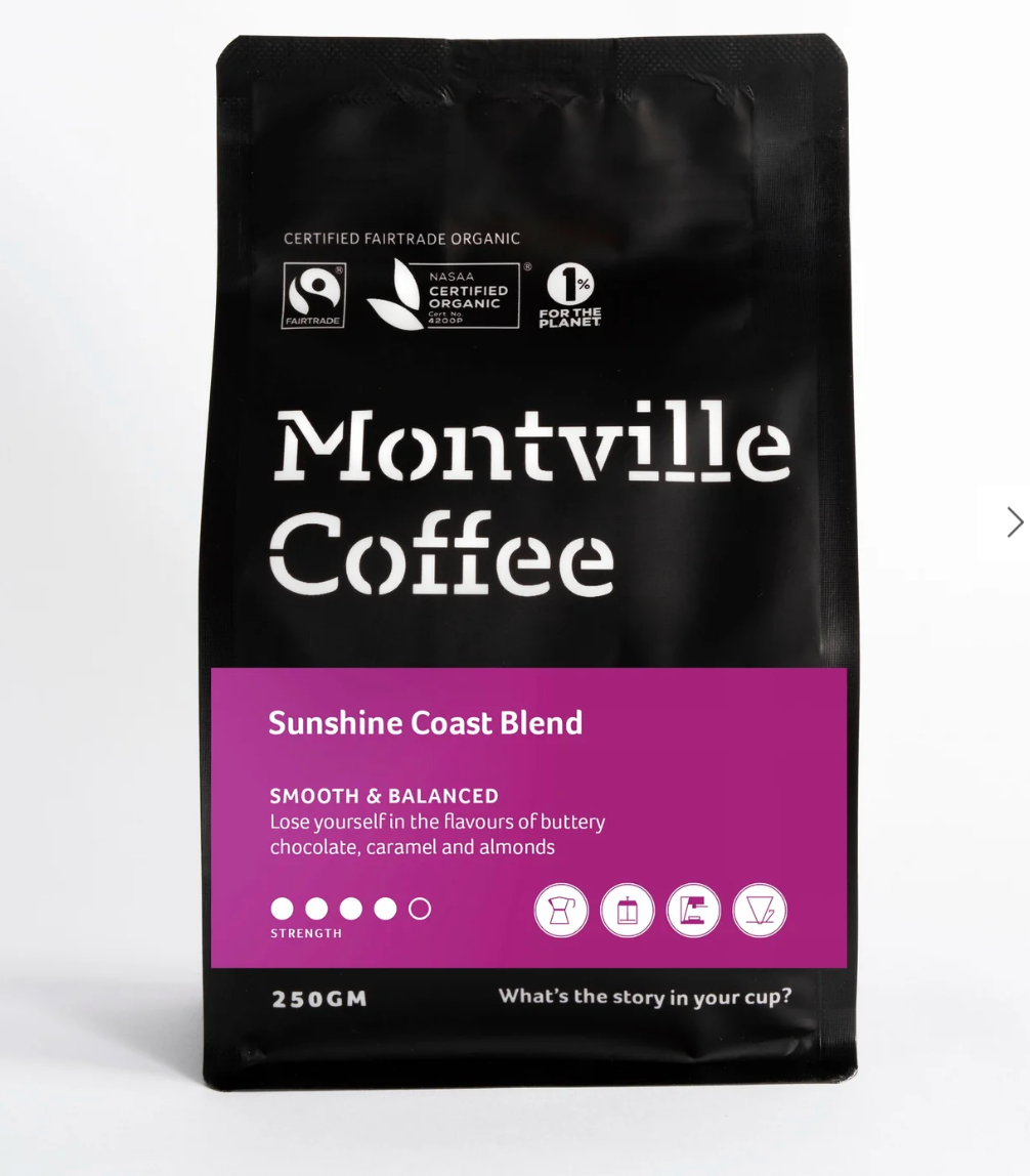 Montville Coffee - Sunshine Coast Blend Plunger Ground Coffee