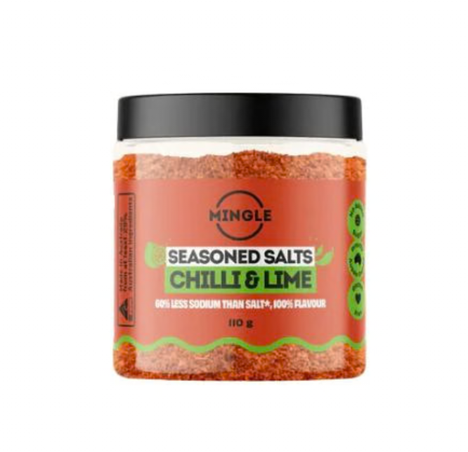 Mingle - Chilli Lime Seasoned Salts 110g