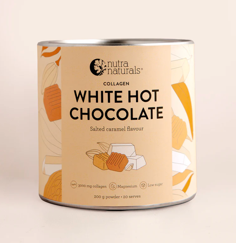 Nutra Naturals - Collagen Salted Caramel White Hot Chocolate 200g