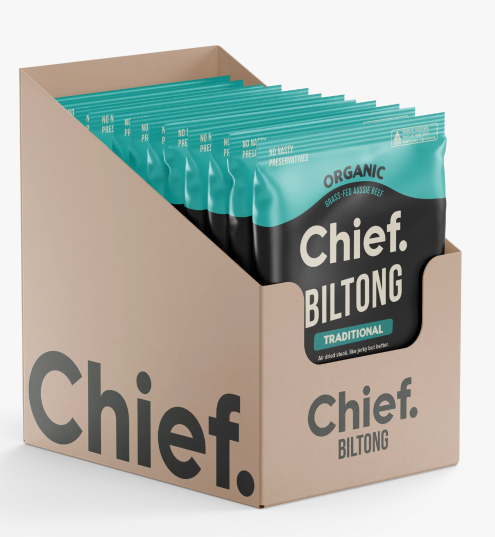 Chief Nutrition - Organic Traditional Beef Biltong 90g