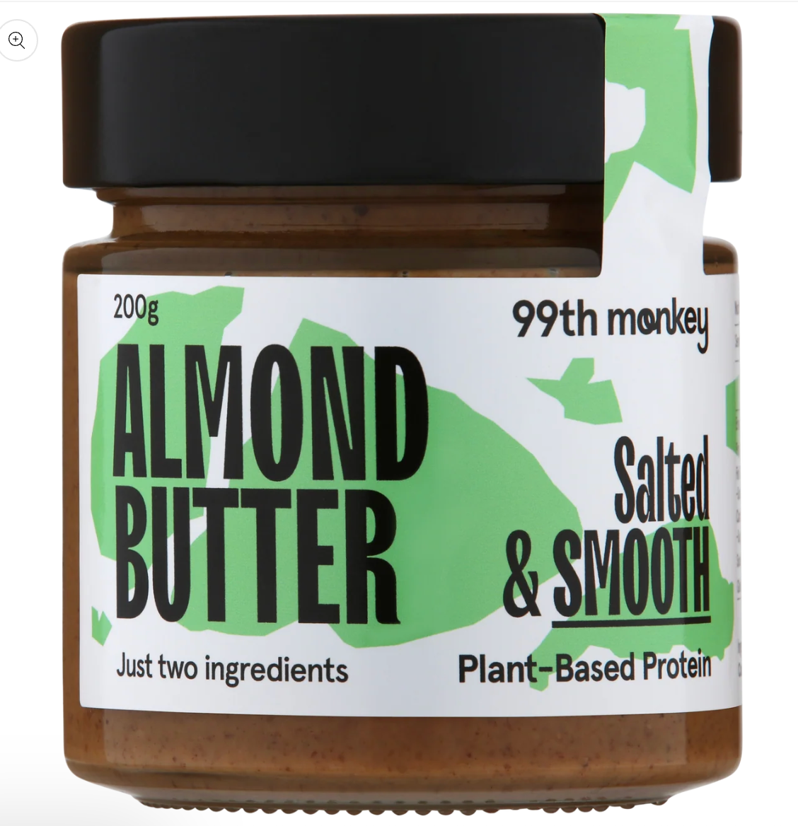99th Monkey - Salted & Smooth Almond Butter 200g