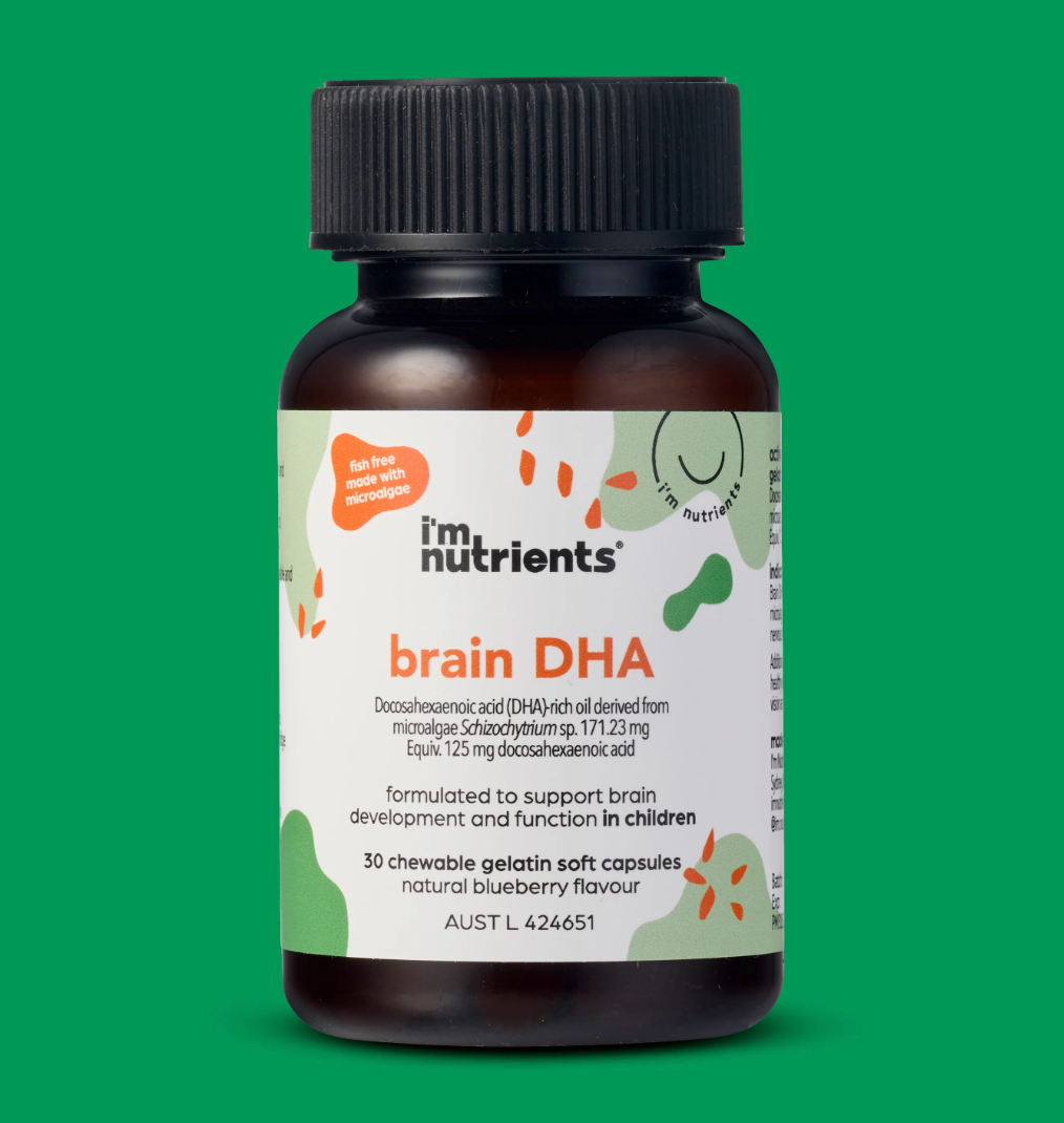 I'm Nutrients - Brain DHA Chewable Capsules 30 Pack