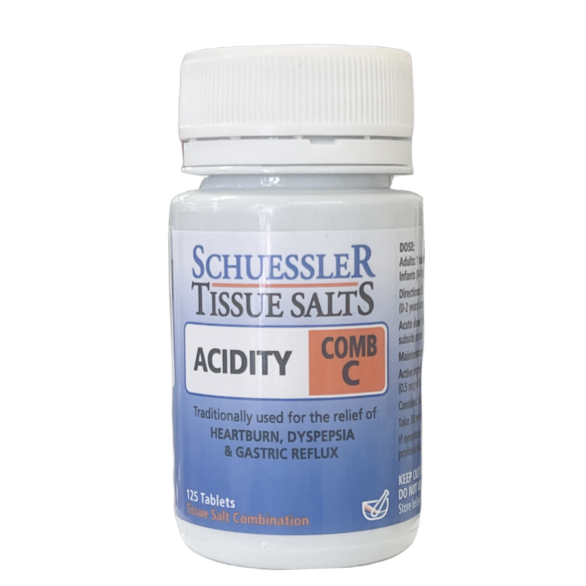 Martin & Pleasance - Schuessler Tissue Salt Comb C Acidity 125t