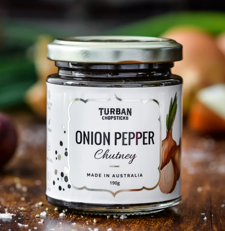 Turban Chopsticks - Onion Pepper Chutney 190g