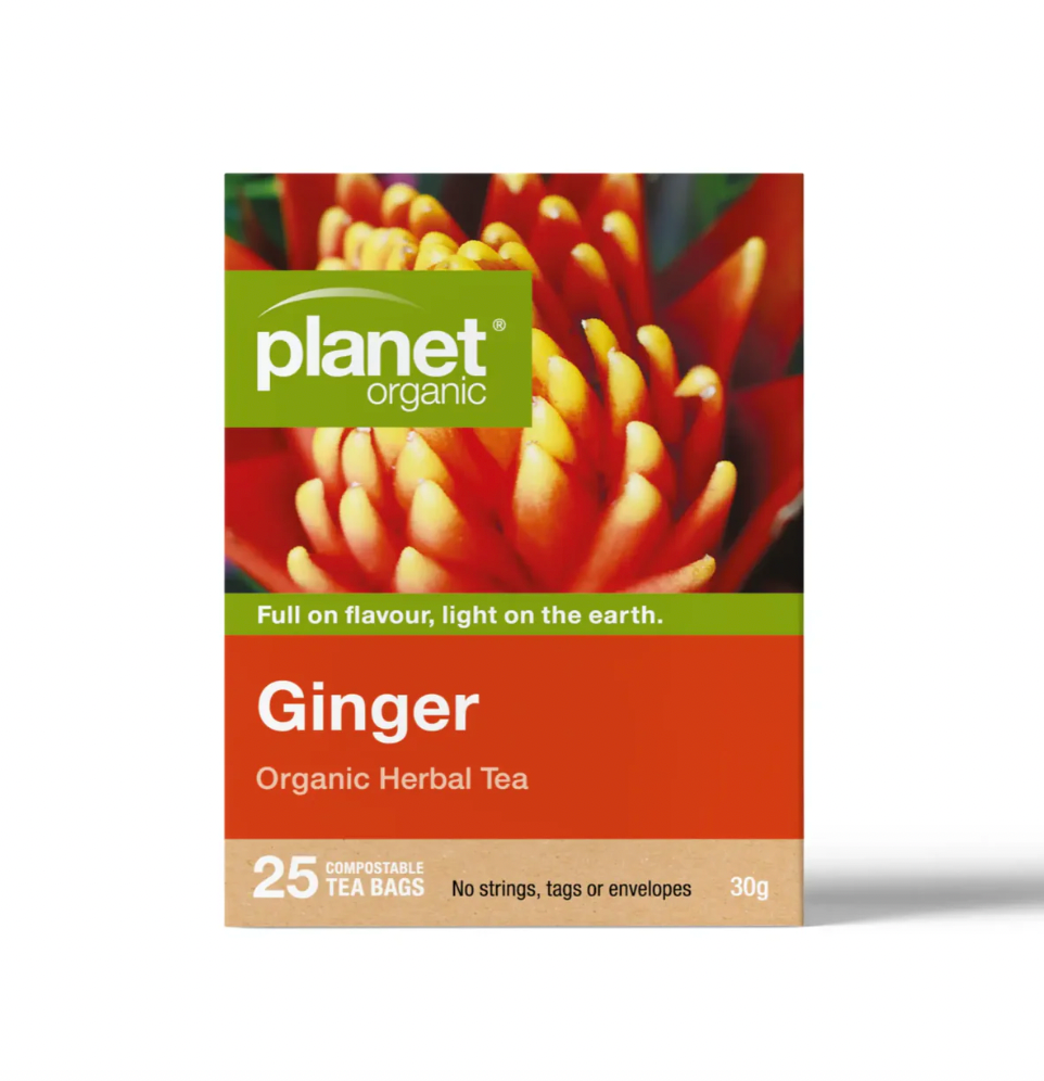 Planet Organic - Ginger Herbal Tea 25 bags