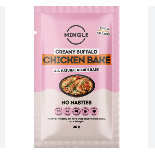 Mingle - Creamy Buffalo Chicken Bake Recipe Base 35g