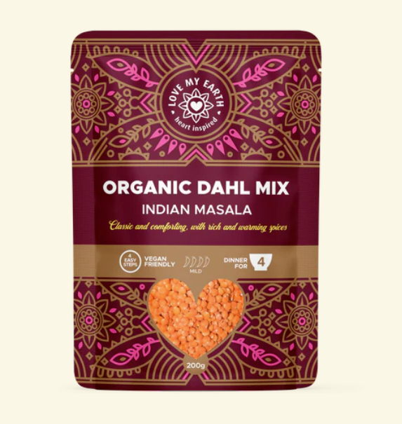 Love My Earth - Quick Stix Mix Organic Dahl Indian Masala 200g