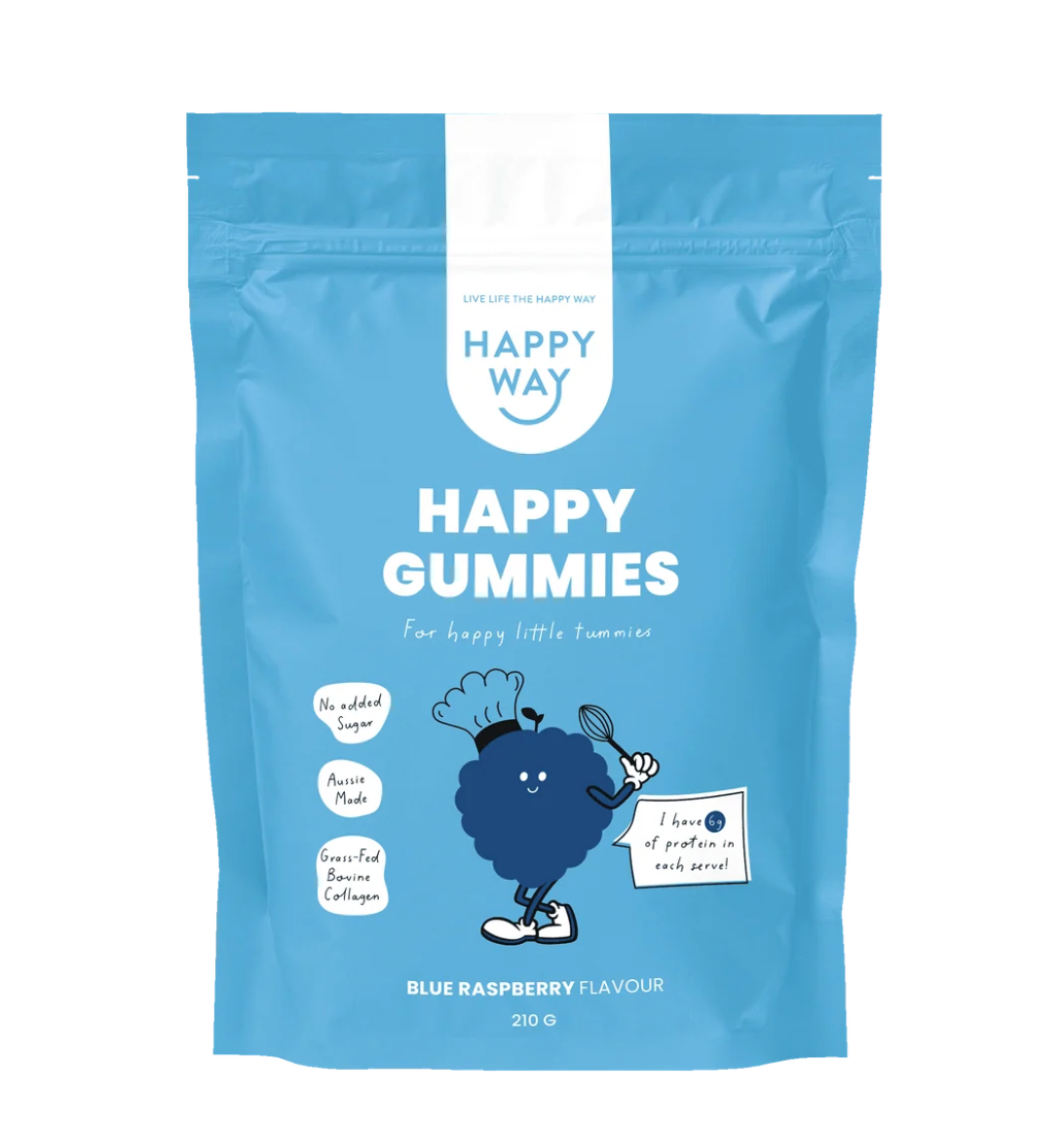 Happy Way - Blue Raspberry Flavour Happy Gummies Mix 210g