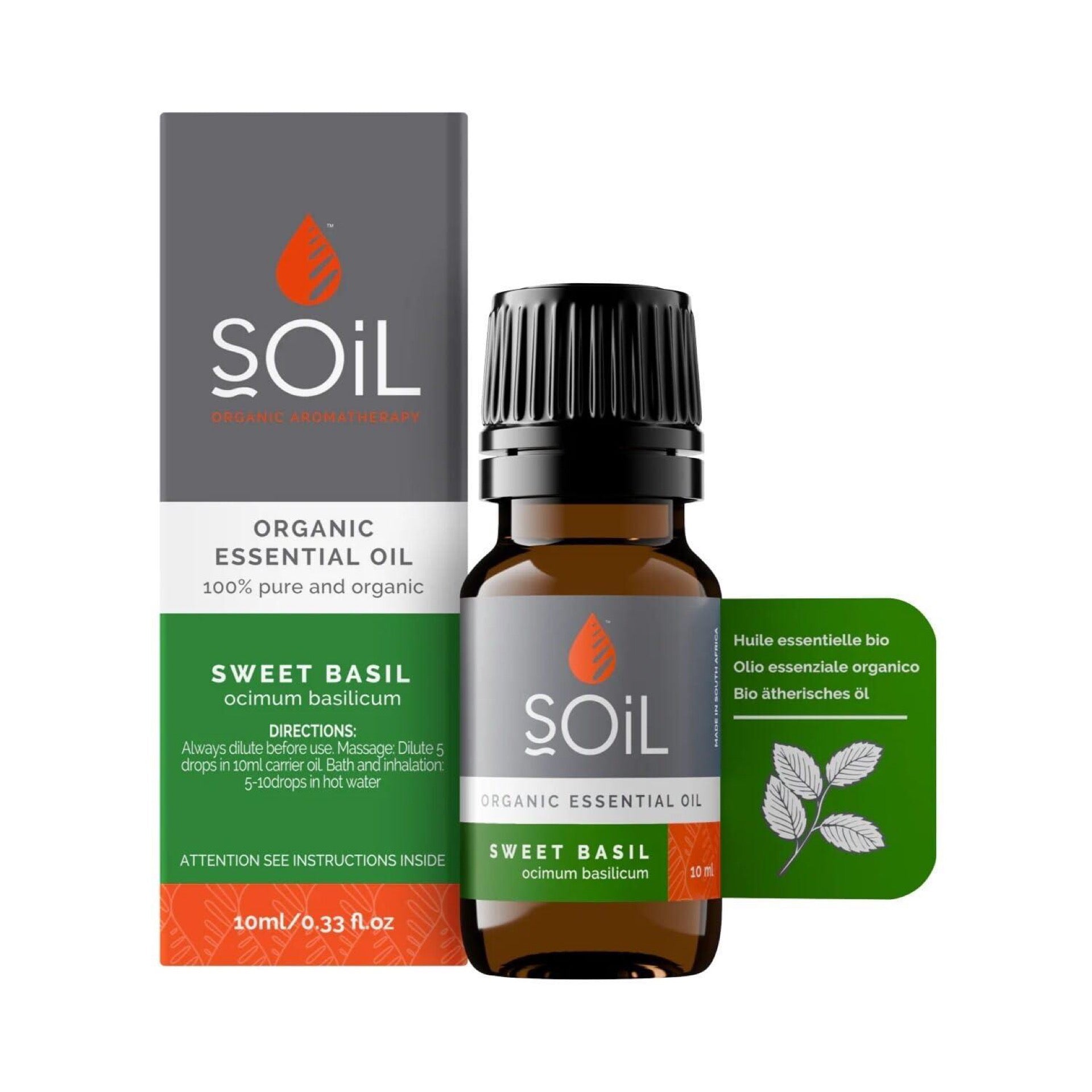 Soil - Organic Basil Essential oil
