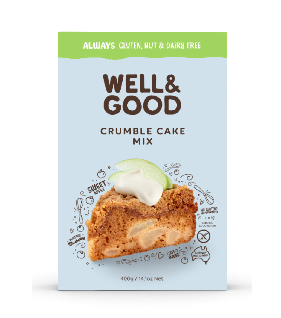 Well & Good - Crumble Cake Mix 400g