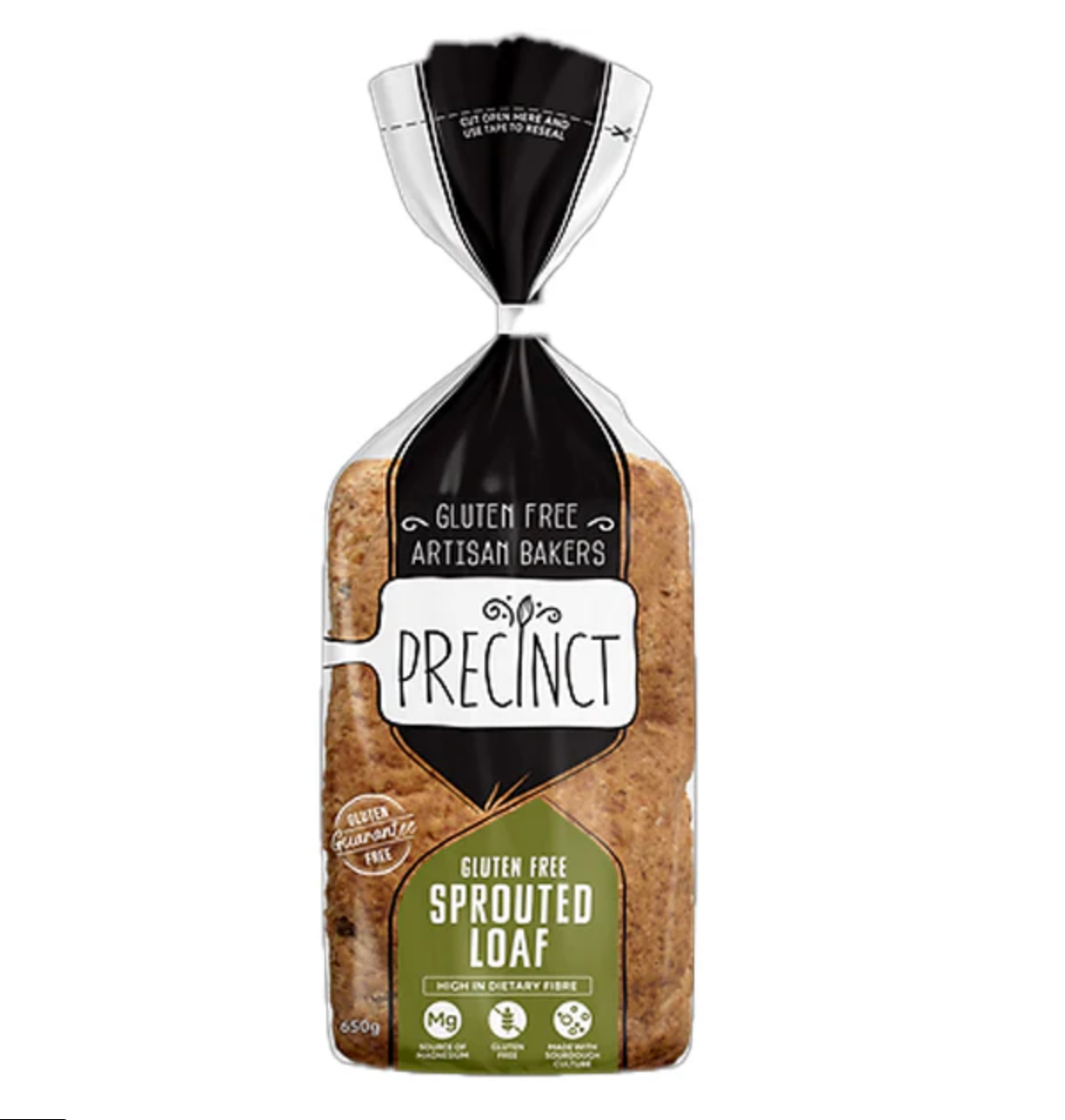 GF Precinct Sprouted Loaf Bread 600g