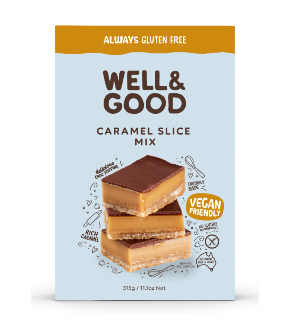 Well & Good - Caramel Slice Mix 315g