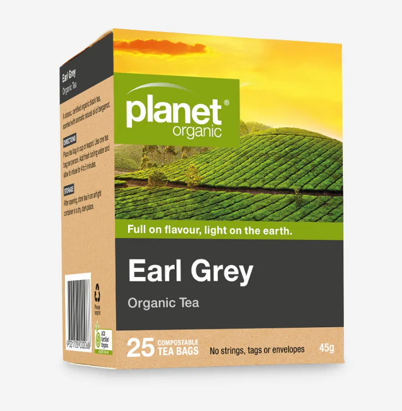 Planet Organic - Earl Grey Tea 25 Bags