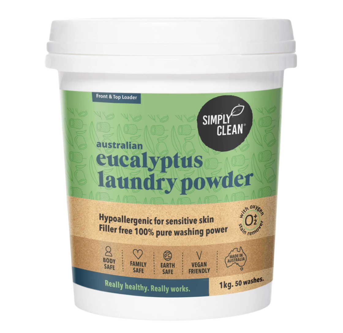 Simply Clean - Eucalyptus Laundry Powder 1kg