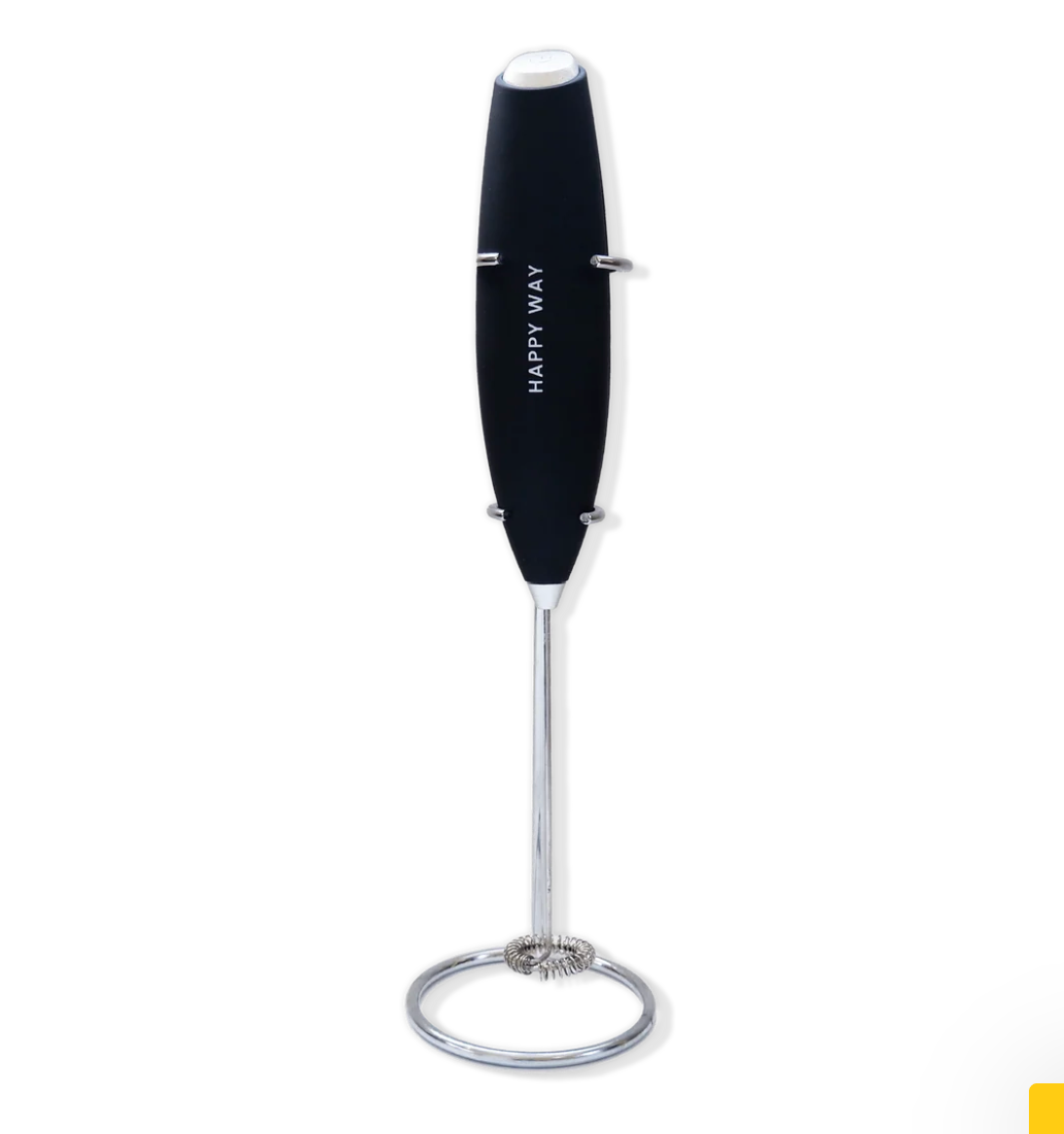 Happy Way - Black Hand Blender with Stand