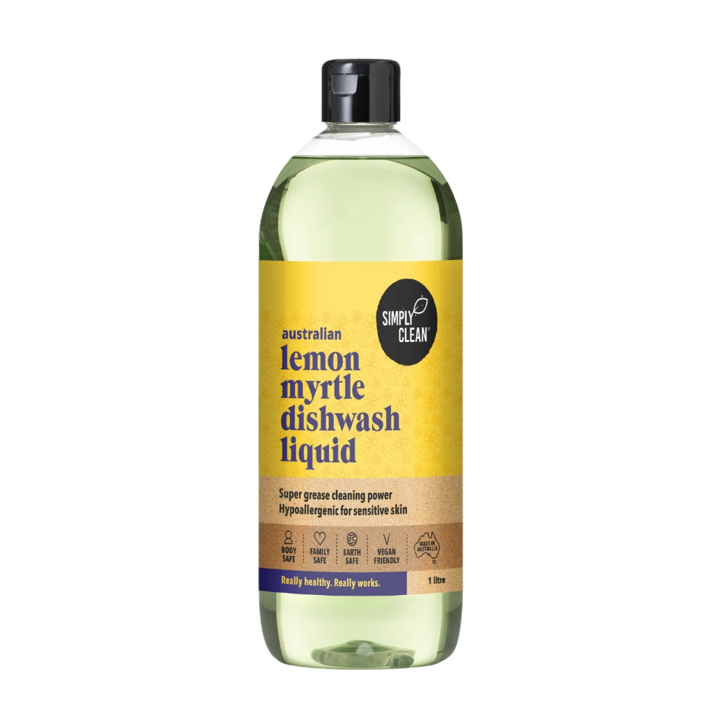 Simply Clean - Lemon Myrtle Dishwash Liquid 1ltr