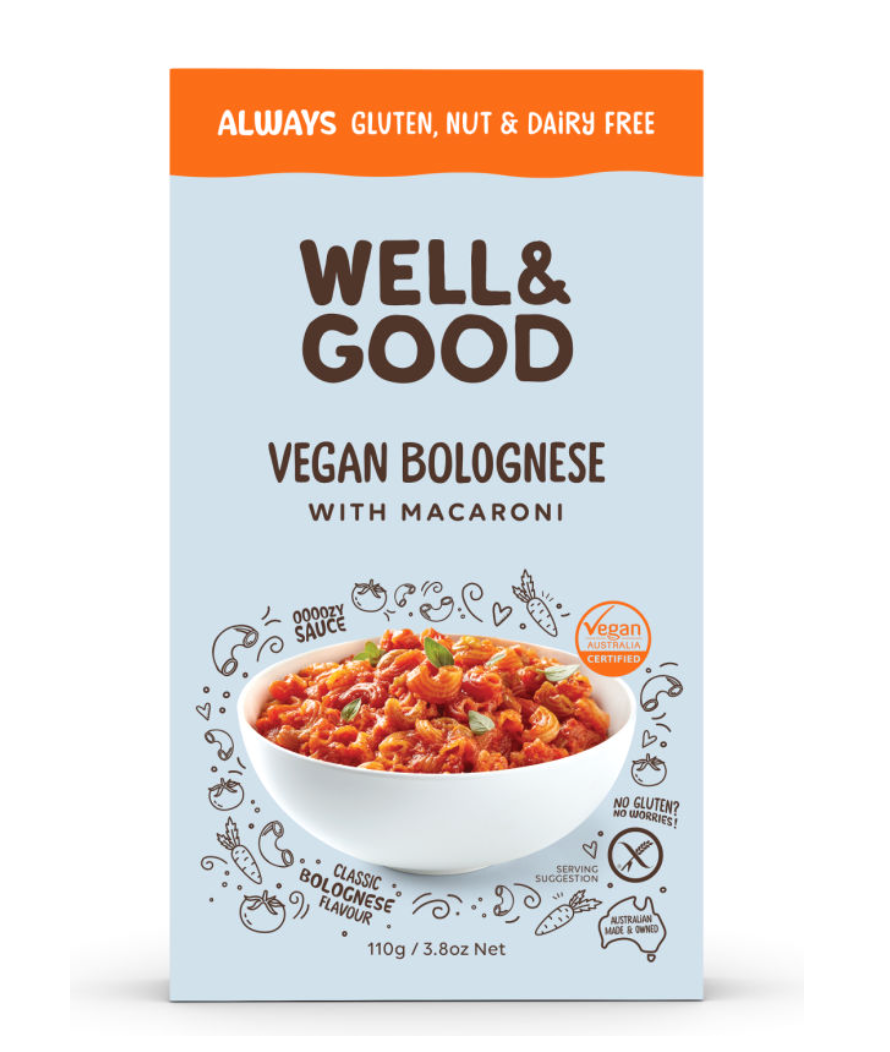 Well & Good - Vegan Bolognese with Macaroni 110g