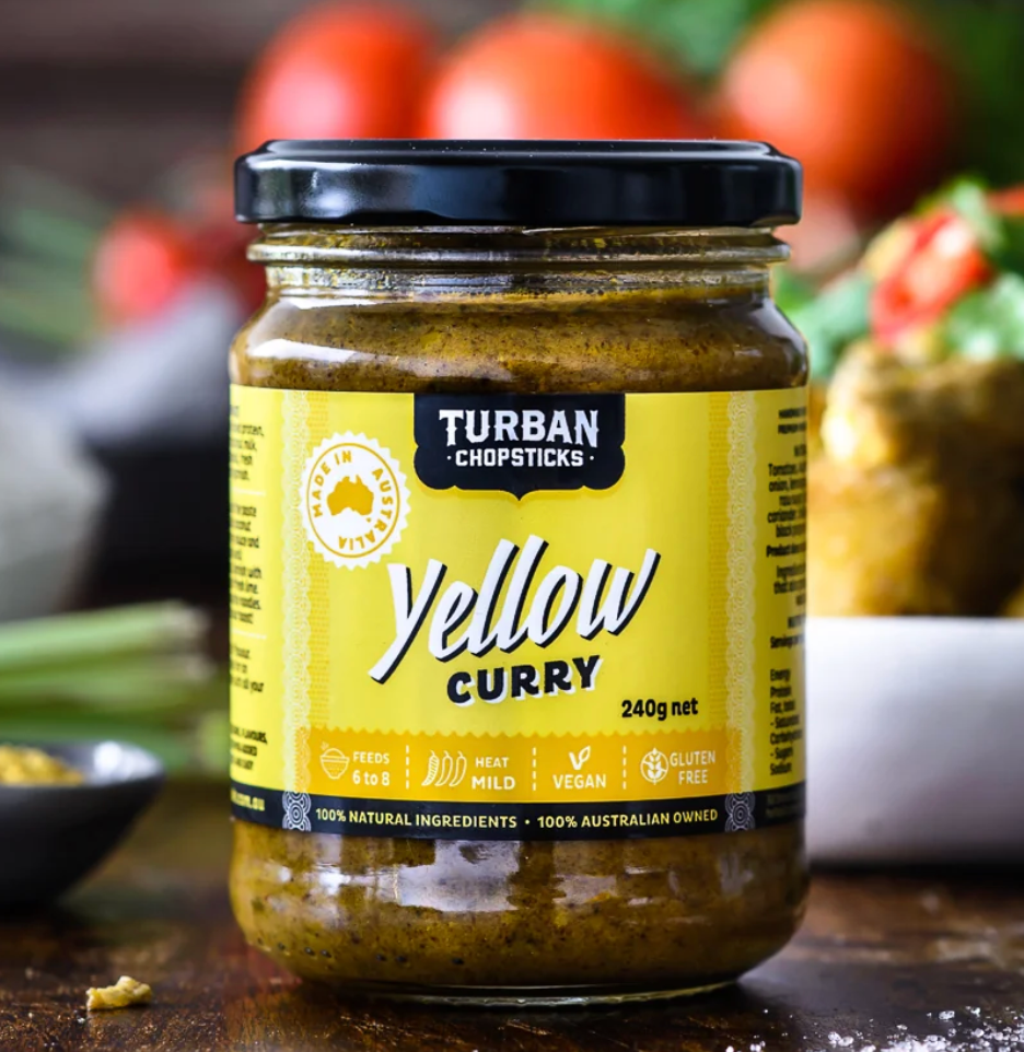 Turban Chopsticks - Yellow Curry Paste 240g