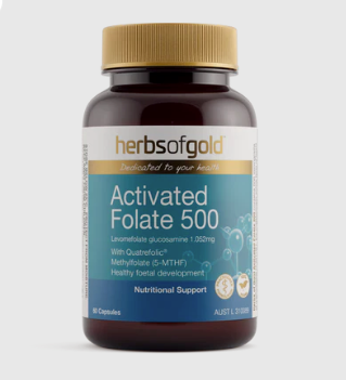 Herbs of Gold - Activated Folate 500 60C