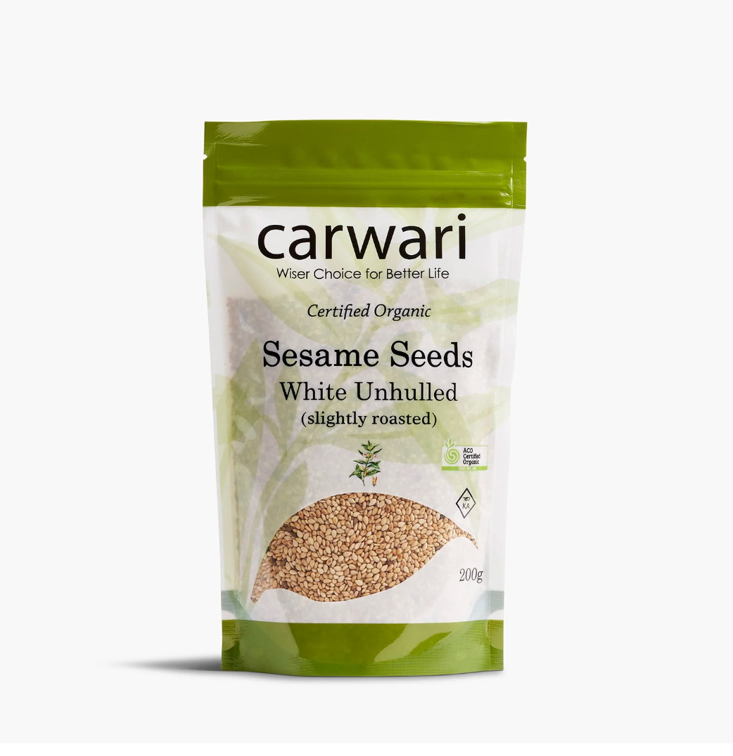 Carwari - Organic Unhulled Sesame Seeds 250g
