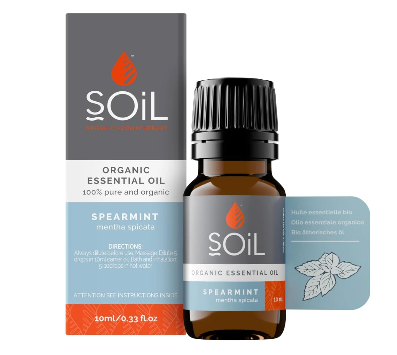 Soil - Organic Spearmint Essential oil 10ml