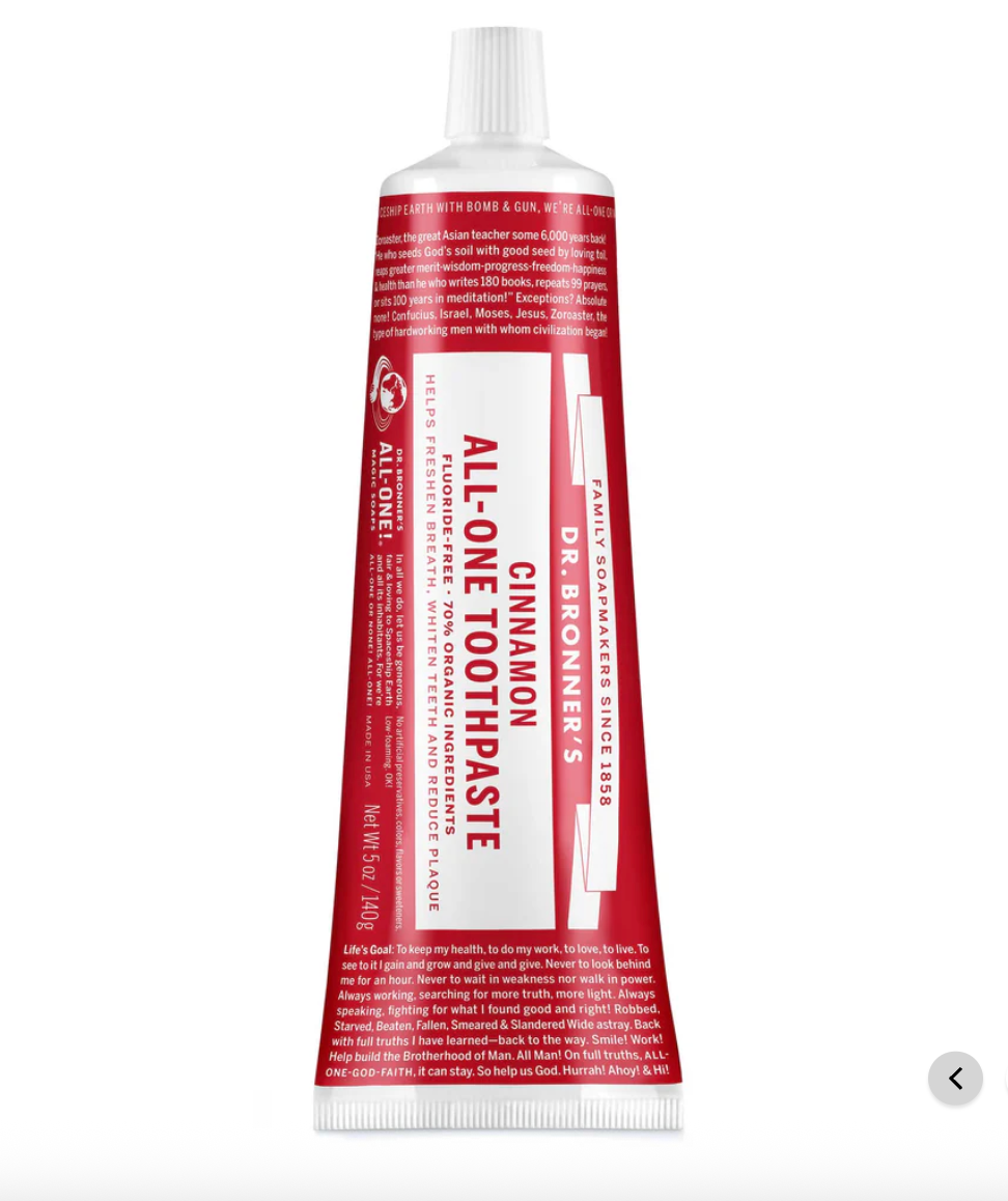 Dr. Bronner's - All-One Cinnamon Toothpaste 140g