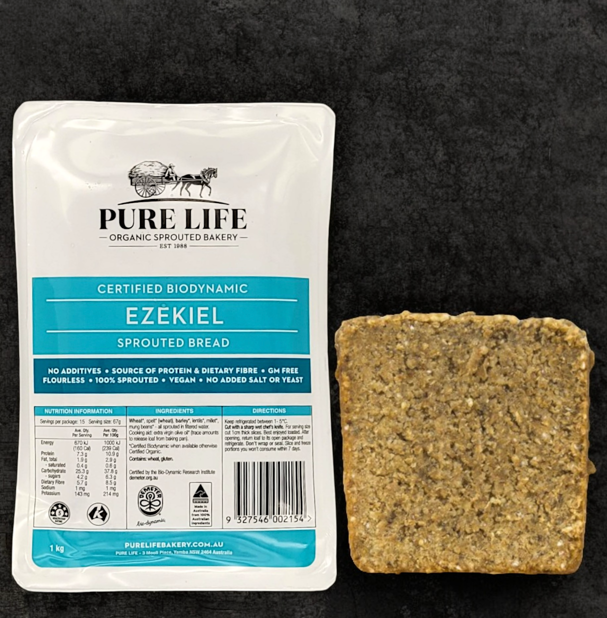 Pure Life Bakery - Ezekiel Bread 1kg