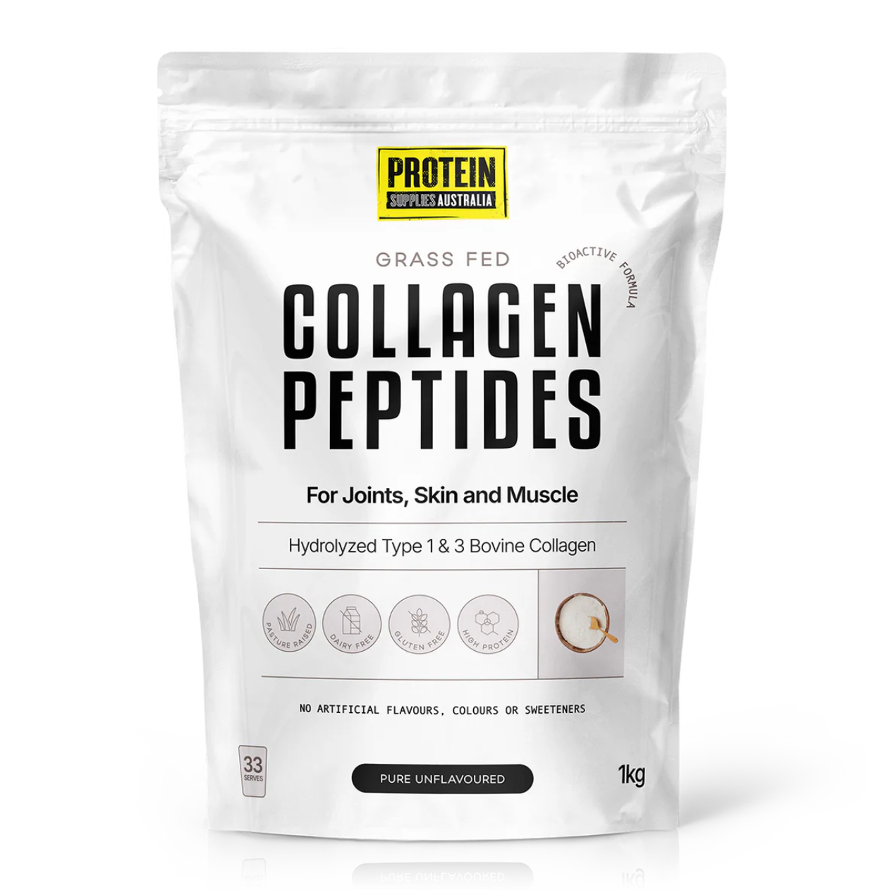 Protein Supplies Aus - Pure Unflavoured Collagen Peptides