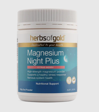 Herbs Of Gold - Magnesium Night Plus Citrus Berry Powder 300g
