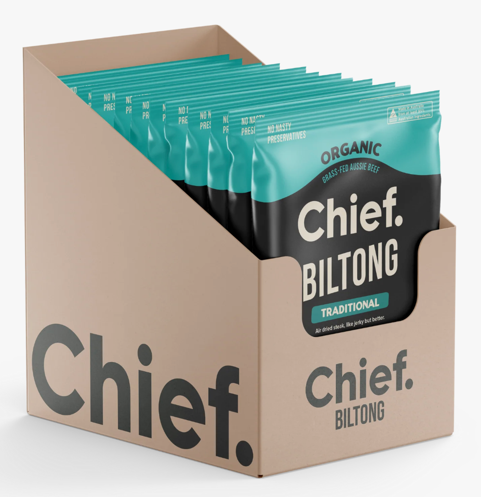 Chief Nutrition - Organic Traditional Beef Biltong 30g
