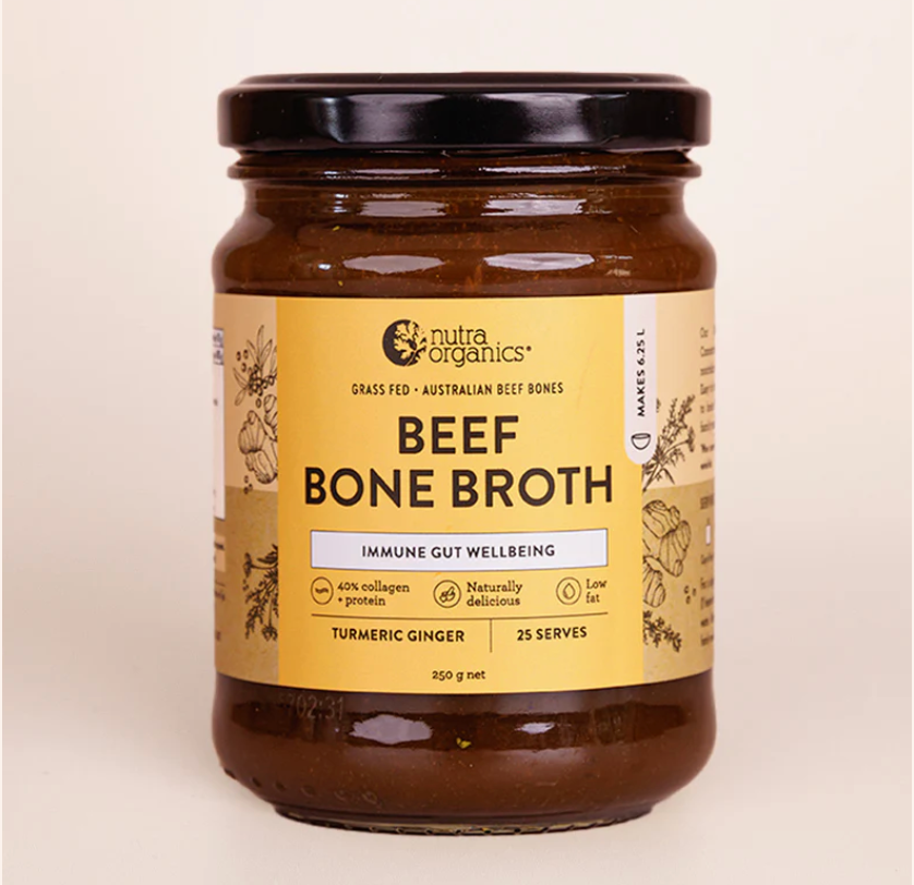 Nutra Naturals - Beef Bone Broth Turmeric Ginger 250g