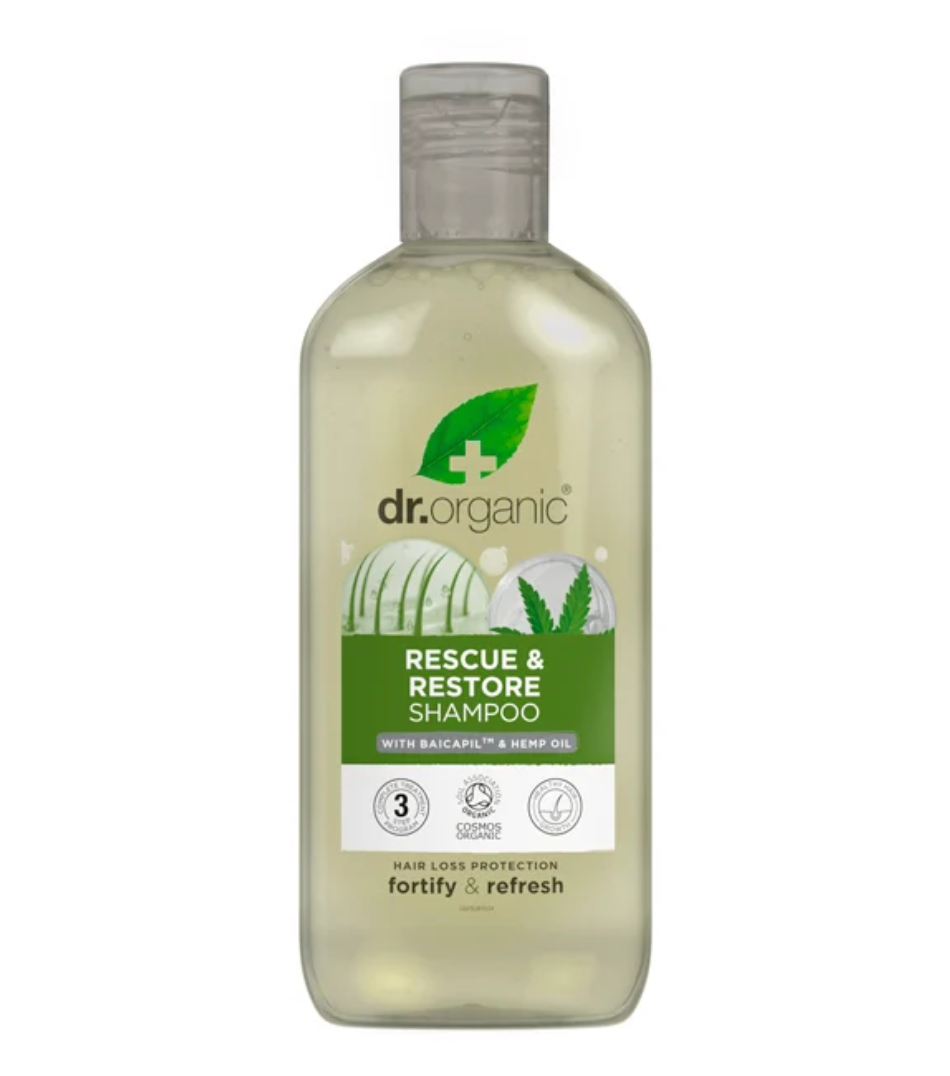 Dr Organic - Rescue & Restore Hemp Oil Shampoo 250ml