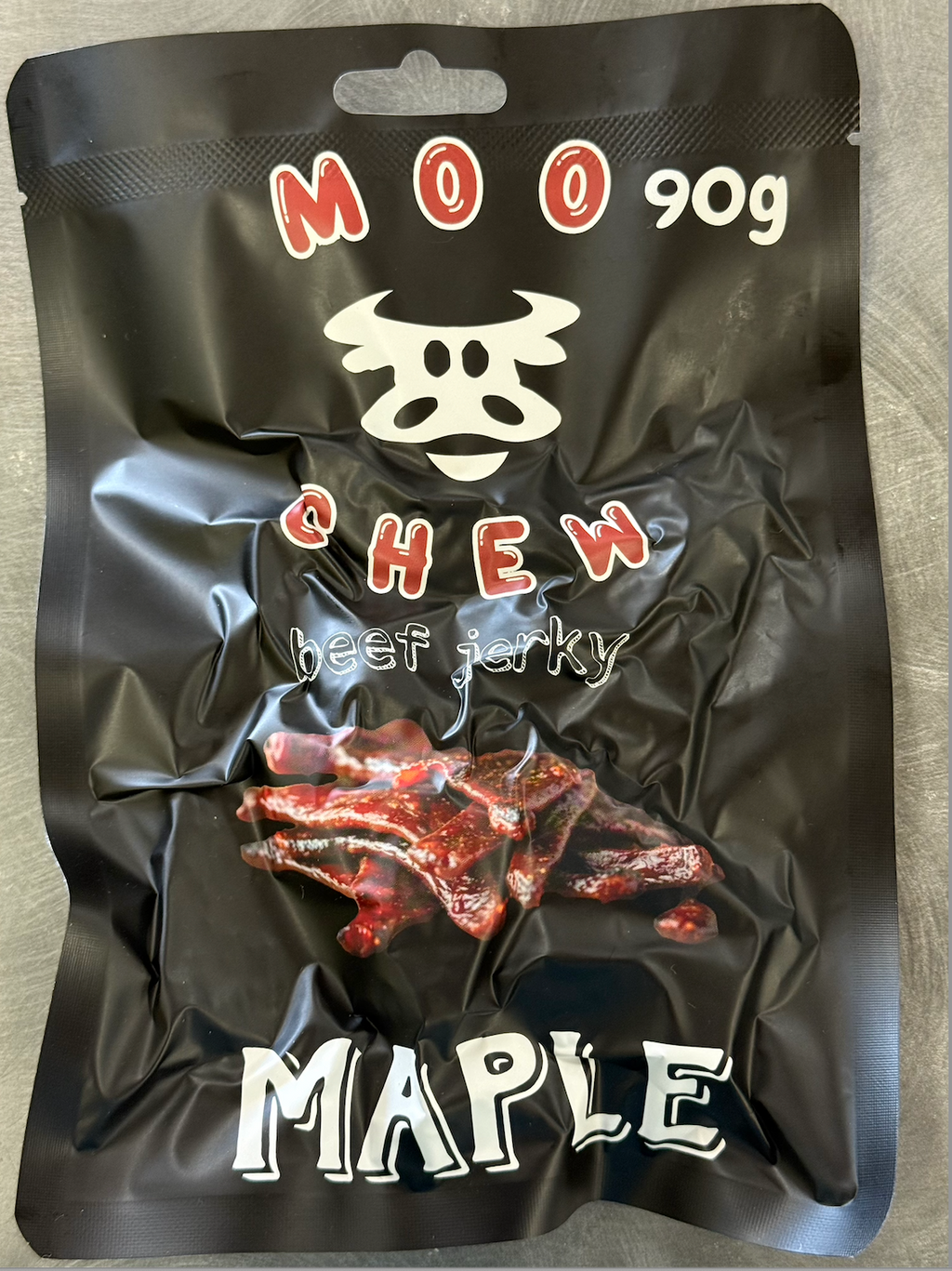 Moo Chew & Health Nut - Organic Maple Beef Jerky 90g